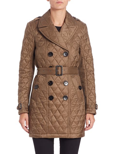 burberry goldsmead quilted trench coat|Burberry quilted nylon trench coat.